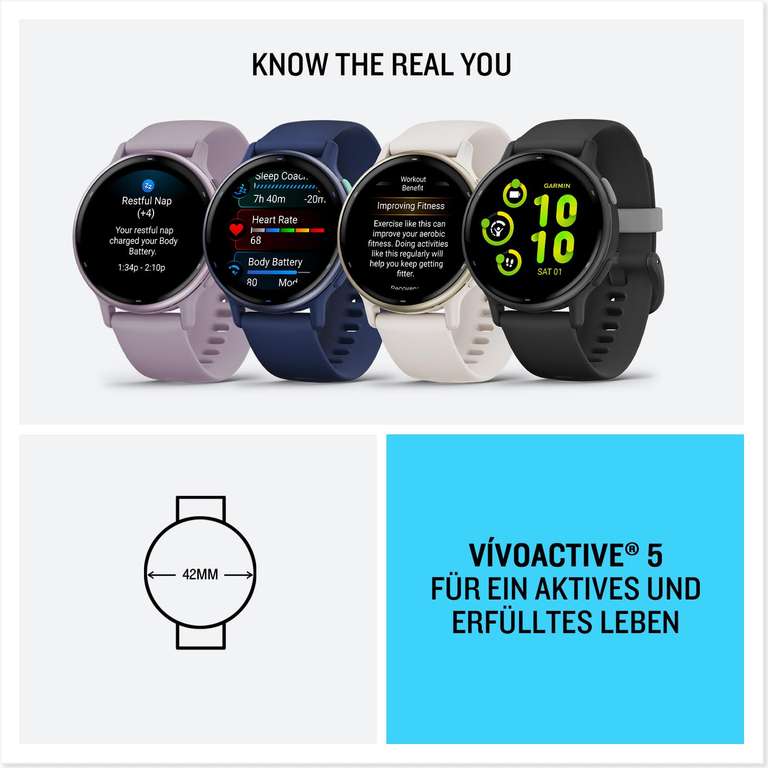 Garmin Vivoactive 5 : une smartwatch avec 11 jours d'autonomie et des  entraînements pour les personnes en fauteuil roulant