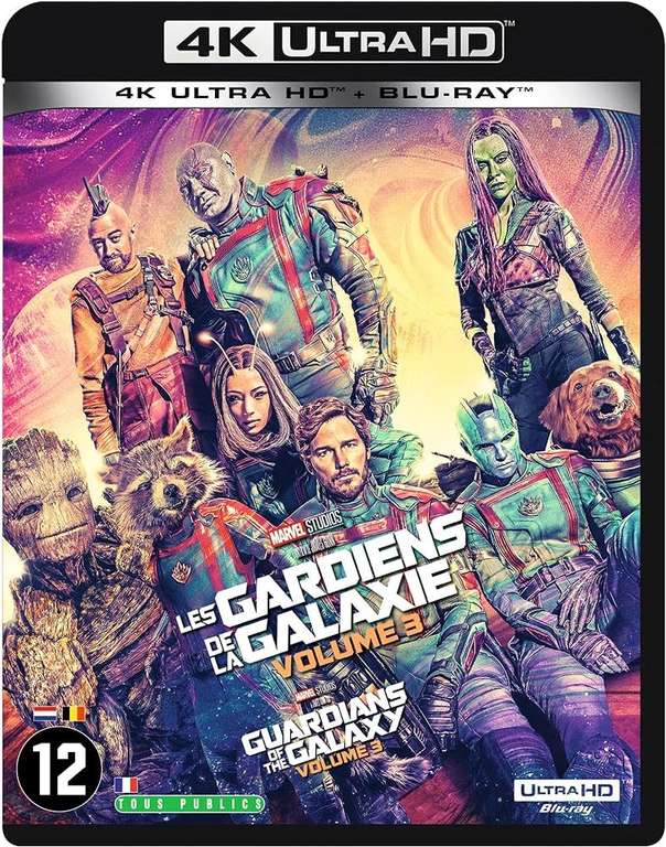 Les Gardiens de la Galaxie Vol. 3 Blu-Ray 4k