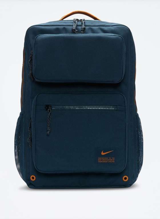 Sac à dos Nike Utility Speed - Bleu canard - 2 compartiments dont 1 en filet pour ordinateur portable 15’’