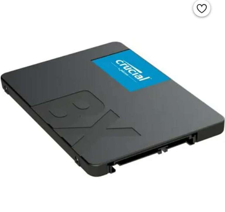 SSD interne 2.5" Crucial BX500 (3D NAND) - 1 To (+ 5.46 € offerts en Rakuten Points)