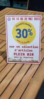 30% de Réduction sur la Carte de Fidélité sur une Sélection d'Articles de Plein Air sous le chapiteau - Vannes (56)