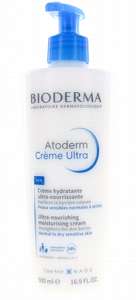 Crème ultra-nourrissante Bioderm Atoderm sans parfum flacon pompe 500ml