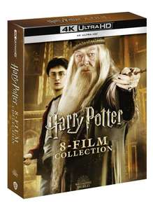 Coffret Blu-Ray 4K UHD Harry Potter 1-8 Dumbledore Art Édition
