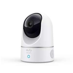 Camera Surveillance Eufy Security Indoor Cam 2K Pan & Tilt WiFi, caméra intérieure, Détection des Humains et Animaux (Vendeur tiers)