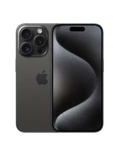 Smartphone 6,1" Apple Iphone 15 Pro, 128go, Titane noir