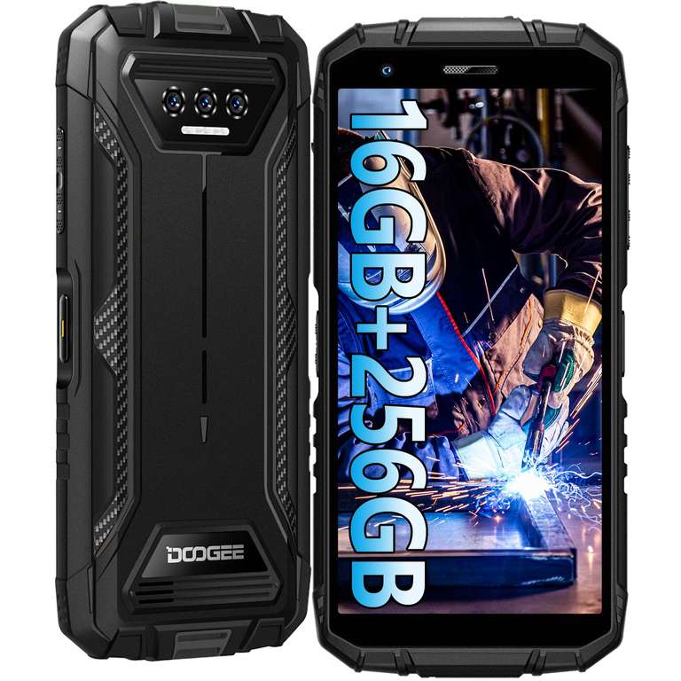 DOOGEE S41 Max 2024 - Smartphone Incassable Android 13, 16Go RAM + 256Go ROM/1To, 6300mAh (via coupon - vendeur tiers)