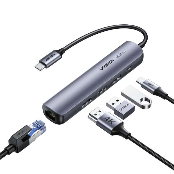 Achetez en gros Adaptateur Ethernet De Type C à Lan Rj45 Usb à Adaptateur  Réseau 10/100mbps Chine et Adaptateur Multiport Usb C Hub à 5.6 USD