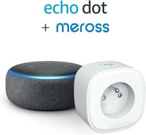 Sélection de pack Echo Dot en promotion - Ex : Echo Dot (3ème gen) + Prise connectée intelligente Meross (WiFi & Alexa)