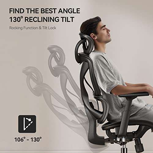Chaise de bureau ergonomique Noblewell (vendeur tiers - via coupon)