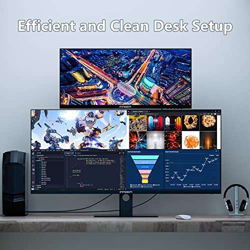 Ecran PC Gamer 40" Innocn 40C1R - 144Hz, Ultra-Large 3440x1440p, FreeSync Premium, G-Sync Compatible, HDR, Dalle IPS (Vendeur Tiers)