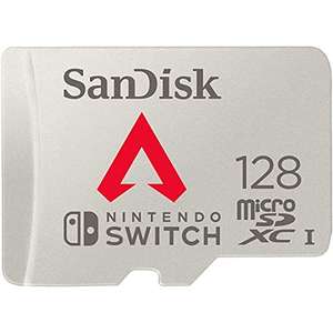 Carte microSDXC SanDisk 128 Go Apex Legends pour Nintendo Switch - jusqu'à 100 MB/s UHS-I Class 10 U3