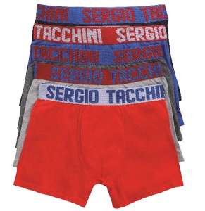 Lot de 5 boxers Sergio Tacchini (du S au XXL)