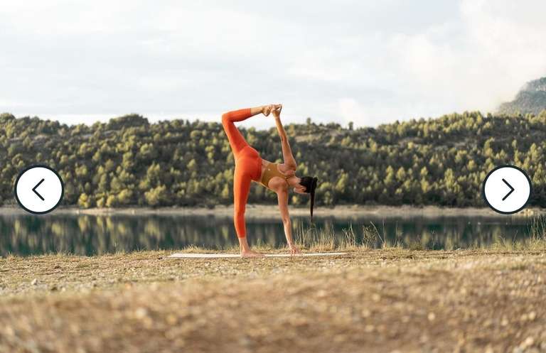 Legging yoga et autres sports Decathlon Premium Kimjaly (sans couture) - Orange