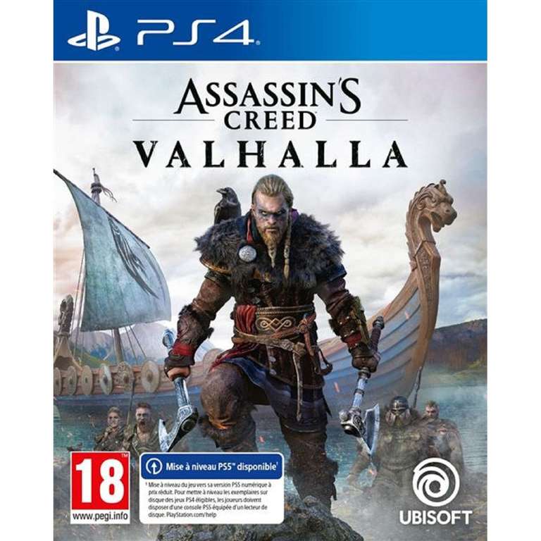 Sélections de jeux vidéo et accessoires avec 50% cagnottés - Ex : Assassin's Creed Valhalla PS4 + mise à jour PS5 (Sélection de magasins)