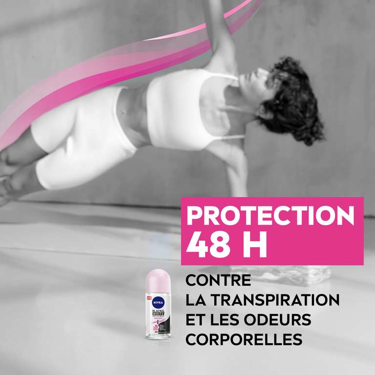 Déodorant Bille Nivea Black & White Original, protection 48 h ( avec abonnement et coupon )