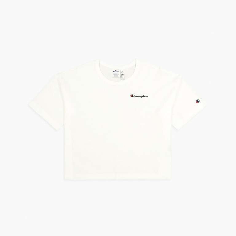 T-Shirt Champion en coton Organic, logo, motif au dos - Tailles M & L