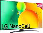 TV 65" LG 65NANO766 - NanoCell, 4K UHD, HDR10 Pro, ALLM, Smart TV (Via 194.70€ sur la carte)