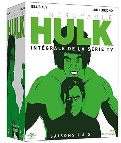 Coffret Blu-Ray L'incroyable Hulk - Intégrale de la série TV, 19 Blu-Ray (Vendeur Tiers)