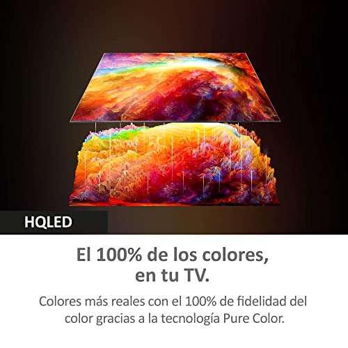 TV 4K UHD 58" Haier H58P800UG (2022) - Smart TV, HDR 10, Dolby Atmos y Dolby Vision, Android 11, Smart Remote Control, Bluetooth, 4 HDMI