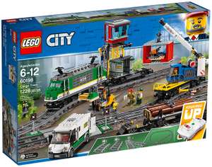 Jeu de construction Lego City 60198 - Le train de marchandises télécommandé