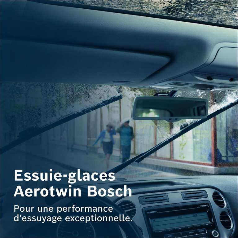 Bosch Aerotwin A102S Balais D'Essuie-Glace Plats - Paire 650mm/475mm Pour Audi, VW, Porsche