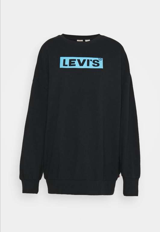 Sweatshirt femme Levi's Graphic Prism Crew Neck - Bleu Caviar, coupe oversize (Taille XS à L)