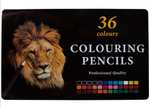 Crayons de couleur professionnels - 36 Pièces