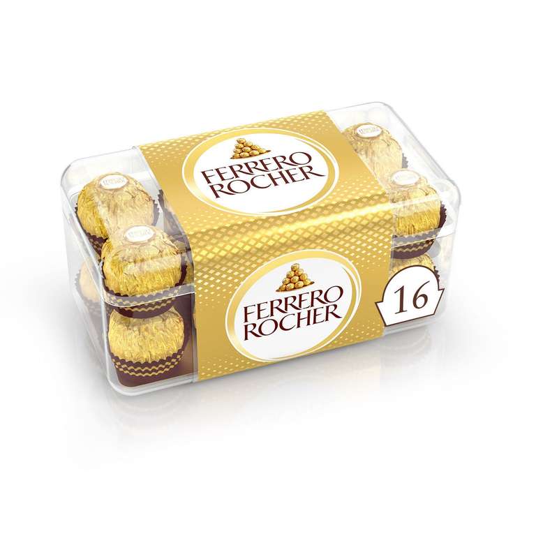 Boites de 16 chocolats Ferrero Rocher - 200g (DDM 30/04/2023)