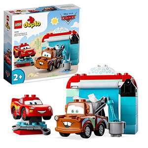 Jeu de construction Lego Duplo Disney et Pixar - La Station de Lavage avec Flash McQueen et Martin (10996)