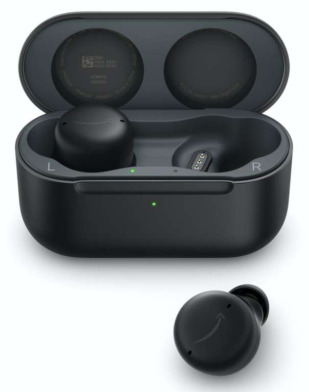 [Prime] Écouteurs sans fil Amazon Echo Buds (2e génération) avec suppression active du bruit et Alexa (Noir)