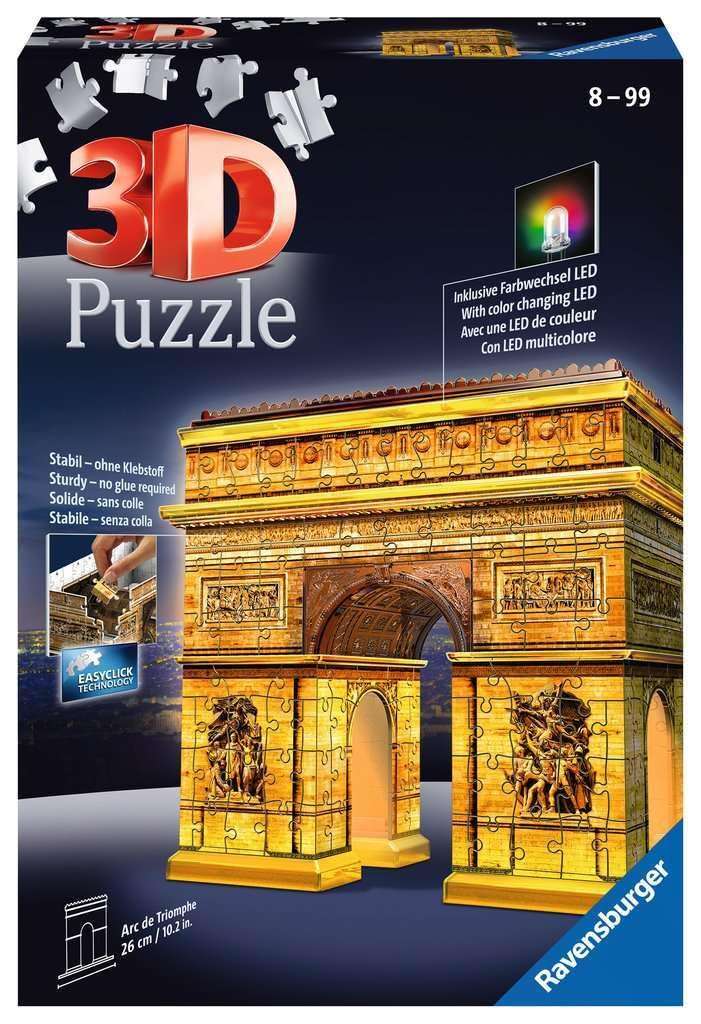 Puzzle 3D - Arc de Triomphe illuminé –