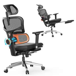 Chaise ergonomique NEWTRAL NT002 version pro avec repose-pieds, jusqu'à 150 kg (Entrepôt EU)