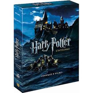 Coffret DVD Harry Potter l'intégrale - 8 films (via 9€ sur la carte de fidélité)