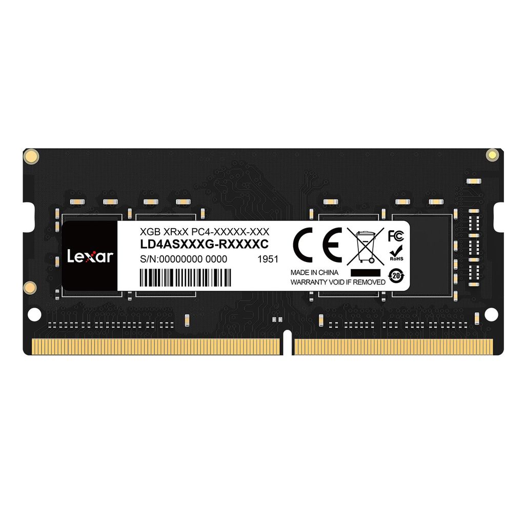 Mémoire Lexar Sodimm RAM DDR4 - 8Go, 3200 MHz