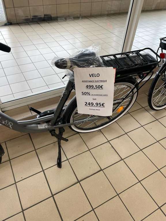 Vélo à assistance électrique E-4000 Solar Gris Met (via 249,75€ cagnottés) - Aundincourt (25)