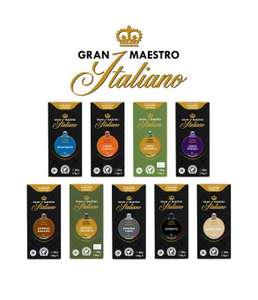 Promotion sur une sélection de capsules à café compatibles Nespresso : Gran maestro italiano (Ex : Lungo Intenso 20capsules)