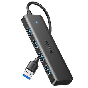 Hub USB UGREEN - 4 ports, USB 3.0 (5Gbps) (Vendeur Tiers) - Via coupon