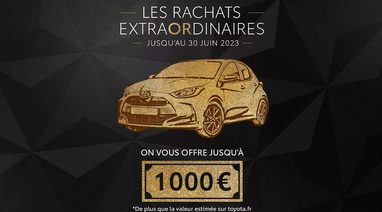 Bonus reprise supplémentaire sur l'estimation de votre véhicule en ligne - toyota.fr