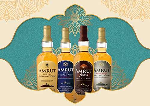 Bouteille de Whisky Single Malt Amrut Peated Indian - 70cl