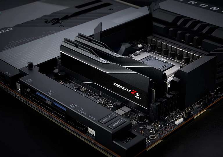 Kit mémoire Ram DDR5 G.Skill Trident Z Neo - 32 Go (2x 16 Go), 6000 Mhz, CL30, AMD EXPO