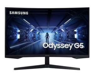 Écran PC incurvé 27" Samsung Odyssey G5 C27G56TQBU - VA, WQHD (2560 x 1440), 1 ms, 144 Hz, HDR10, (Via ODR 50€ + 20€ en CC pour adhérents)
