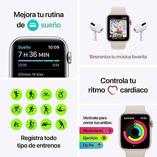 [Prime IT] Montre connectée Apple Watch SE GPS 2021 - 44 mm, Plusieurs coloris