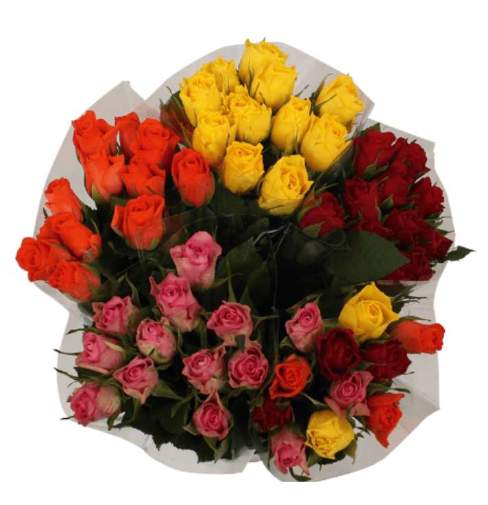 Bouquet de 11 roses certifiées fairtrade chez Aldi