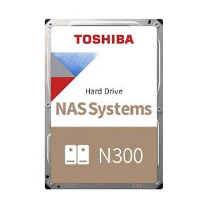 Disque dur interne NAS Toshiba N300 (HDWQ140) - 4 To, 3.5" SATA/AHCI, 7200 tr/min, 256 Mo, Version boîte