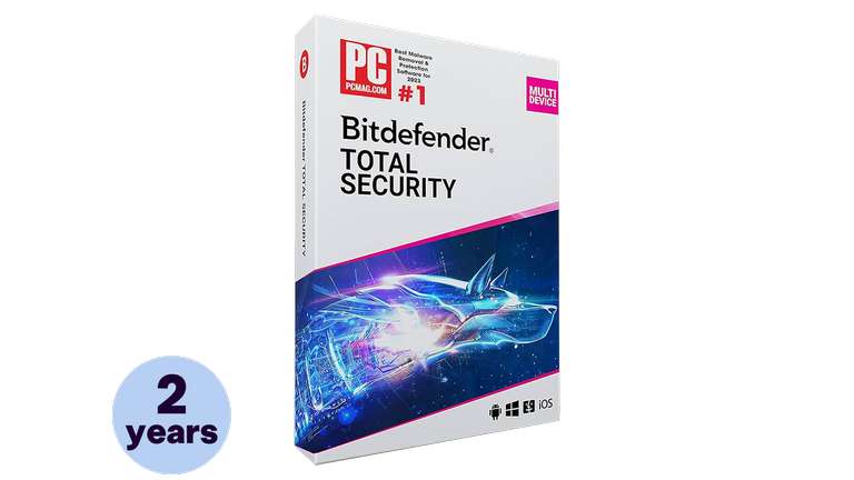 Antivirus Bitdefender Total Security 2024 | 10 appareils | 2 Ans | PC/Mac/Smartphone