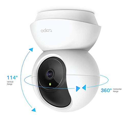 Caméra de surveillance intérieure WiFi Tapo C200 - Détection de mouvement, compatible avec Alexa et Google Assistant