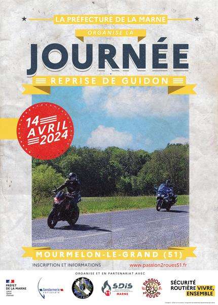 Sessions de Reprise de guidon & de Perfectionnement à la conduite moto - Départements de Vendée, Marne, Ain et Puy-de-Dôme (Sur inscription)