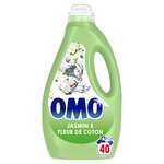 Lessive Liquide Omo Jasmin & Fleur de Coton -160 Lavages (4x40 lavages)