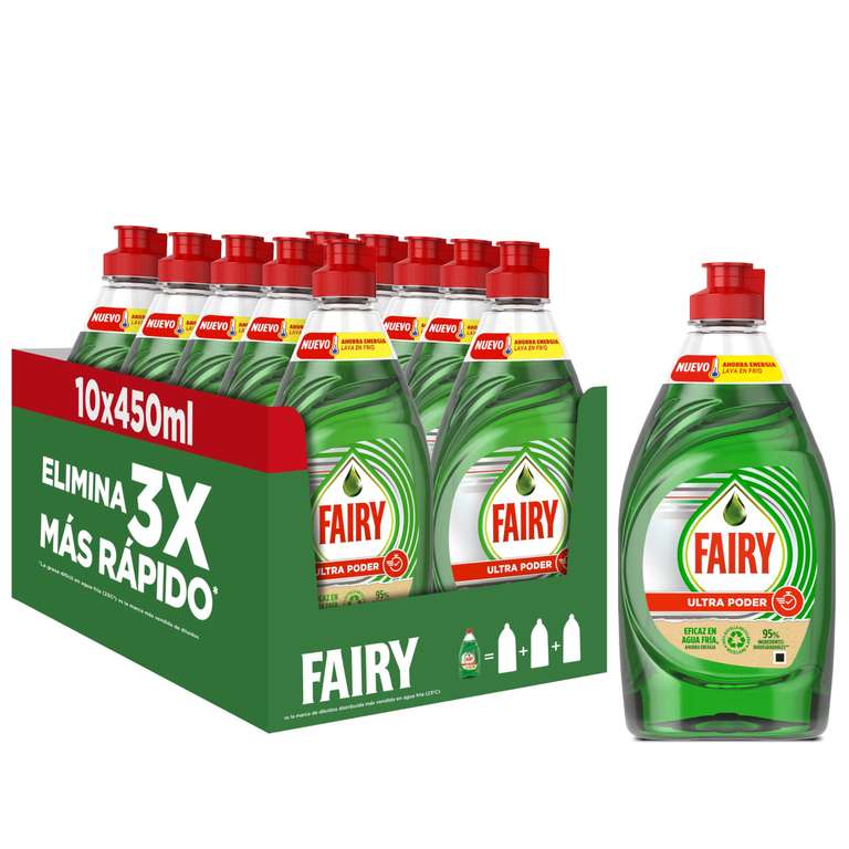 Liquide vaisselle Fairy Ultra Power - 10 x 450 ml –