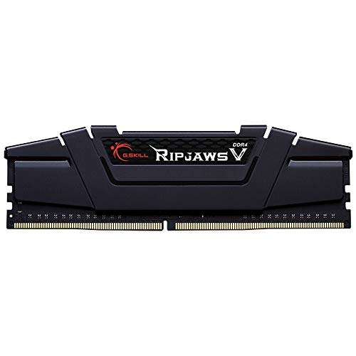 Kit mémoire RAM G.Skil Ripjaws V XMP (F4-3200C16D-16GVKB) - 16 Go (2 x 8 Go), DDR4, 3200Mhz, CL 16